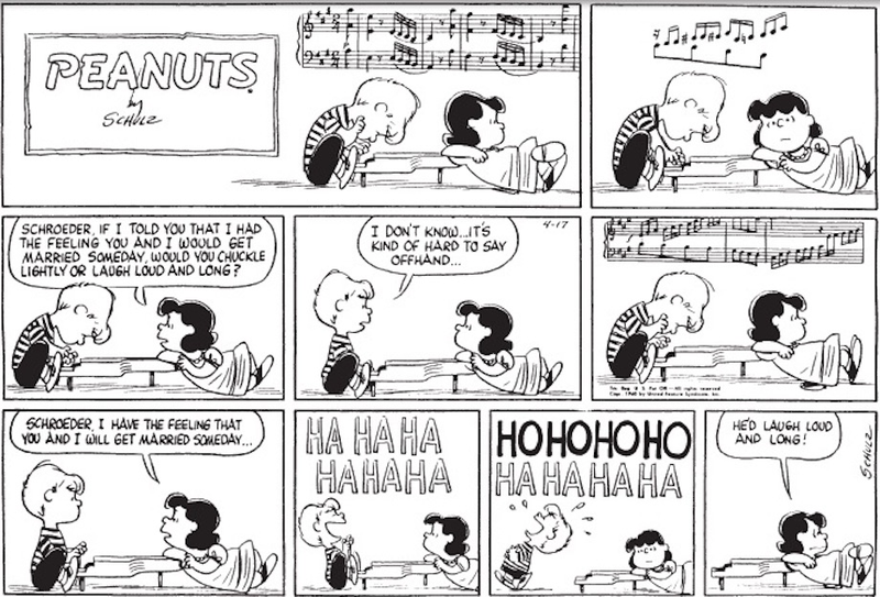 Illustration for article titled How Peanuts Used Lucy and Schroeder To Explore Dysfunctional Relationships